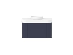 Supporting Image - Kado Era Double Curve All Drawer 900mm Wall Hung Vanity Centre Basin 90mm Durasein Top Royal Battle Blue