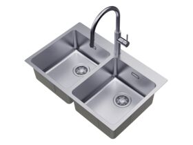 Supporting Image - Memo Oscar Inset Double Bowl Sink Overflow 1 Taphole