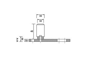 H Type Floor Guide Roller