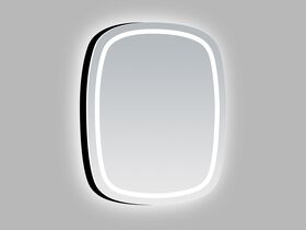 Supporting Image - Kado Aspect Round Rectangle Veil LED Mirror 600mm x 800mm