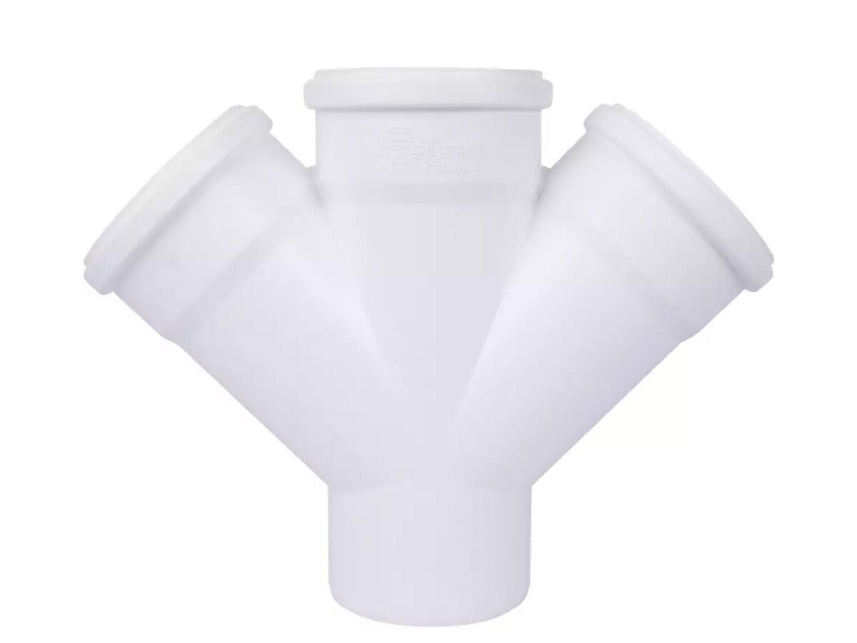 Raupiano Double Junction 110mm x 110mm x 110mm x 45 Degree