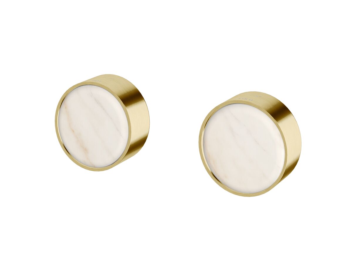 Supporting Image - Sussex Pure Elemental Wall Top Assembly PVD Brushed Gold Lead Free with Aurora Insert