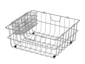 Memo Wire Basket 370mm x 380mm Nickel