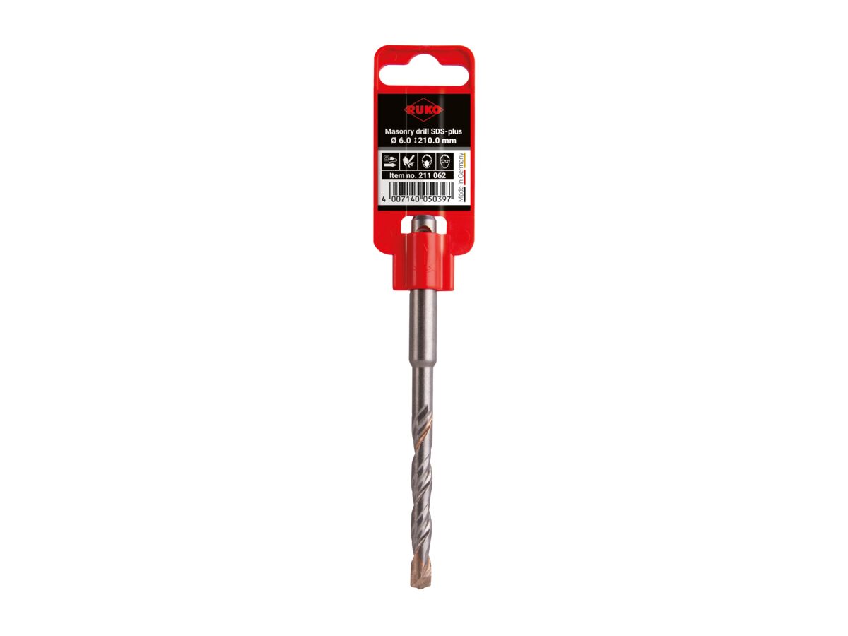 Ruko SDS Plus Masonary Drill - 6.0 x 210mm