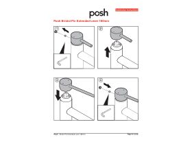 Installation Instructions - Posh Bristol Pin Extended Lever 180mm