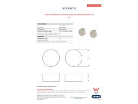 Specification Sheet - Sussex Pure Progressive Dual Mixer System PVD Brushed Nickel Lead Free