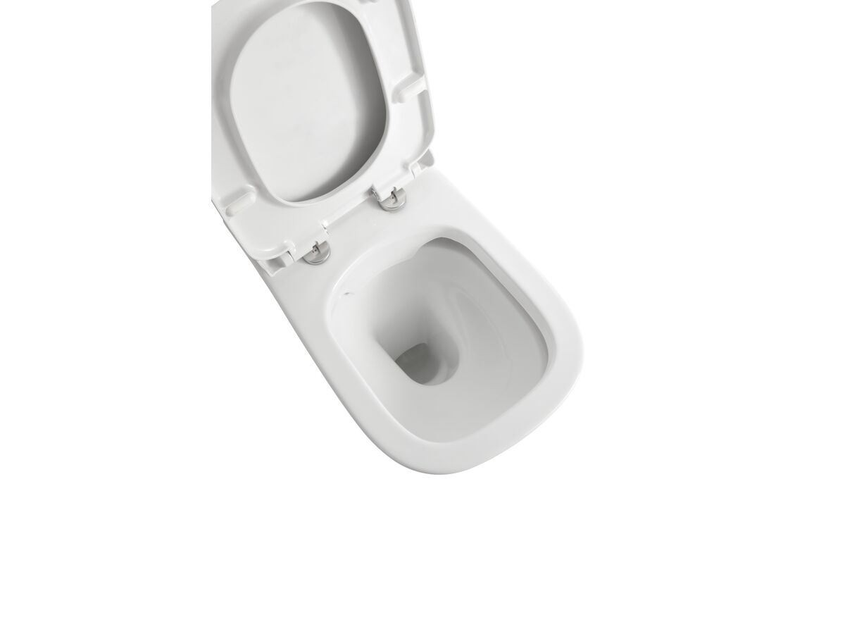 Posh Domaine Back to Wall Rimless Pan Soft Close Quick Release Seat (4 Star)