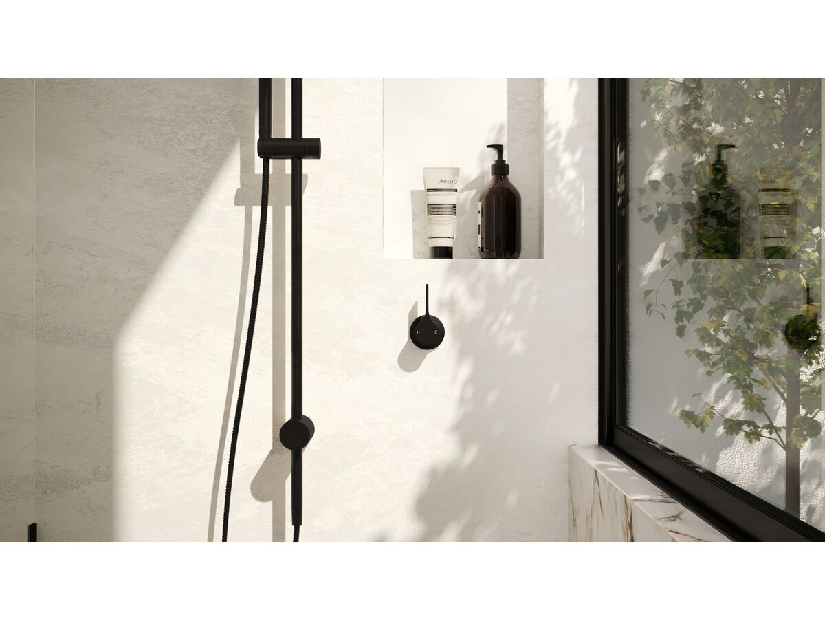 Sussex Oria Shower/Bath Wall Mixer PVD Matte Black