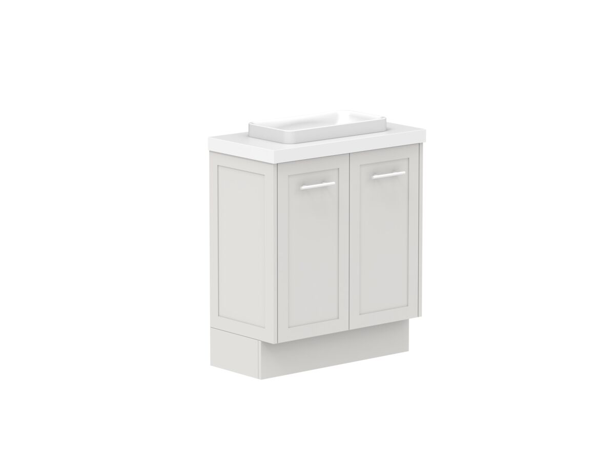Supporting Image - Kado Lux Ensuite All Door 750mm Floor Mount Centre Basin 50mm Top