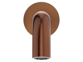 Supporting Image 2 - Mizu Drift Wall Basin/Bath Outlet Curve Spout 250mm Brushed Bronze (6 Star) Lead Free - Front
