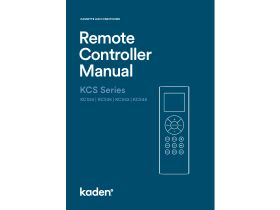 User Manual - Kaden Cassette Air Conditioner Remote