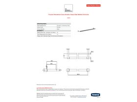 Specification Sheet - Faucet Strommen Vara Double Towel Rail 900mm Chrome