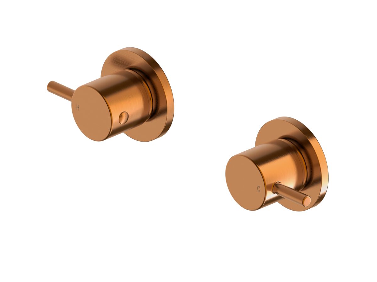 Hero - Mizu Drift Wall Top Assemblies Brushed Bronze Lead Free