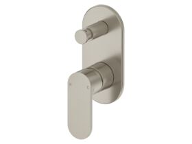 Mizu Soothe MK2 Shower Mixer With Diverter Trimset Brushed Nickel