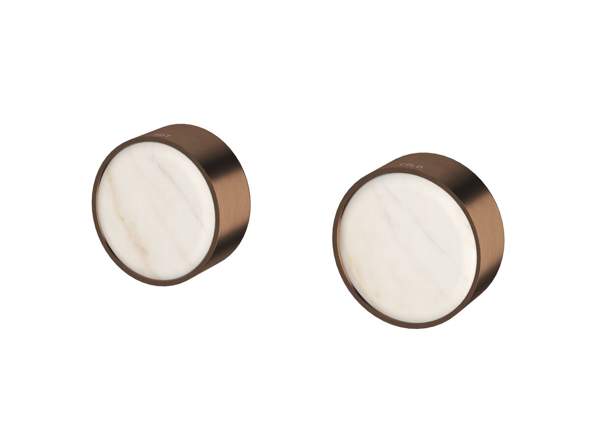 Supporting Image - Sussex Pure Elemental Wall Top Assembly PVD Brushed Bronze Lead Free with Aurora Insert