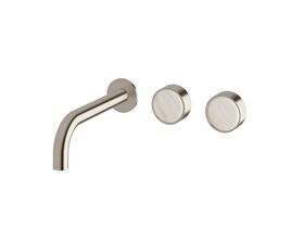 Supporting Image - Sussex Pure Elemental Wall Bath Hostess System 200mm PVD Brushed Nickel with Aurora Insert