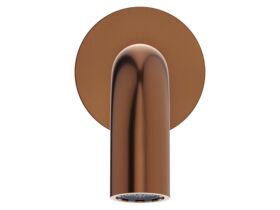 Supporting Image 2 - Mizu Drift Wall Basin/Bath Outlet Curve Spout 160mm Brushed Bronze (6 Star) Lead Free - Front