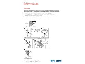 Installation Instructions - Roca Victoria Wall Basin