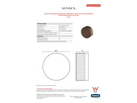Specification Sheet - Sussex Pure Progressive Shower / Bath Mixer with Linear Textured Handles PVD Brushed Bronze Lead Free