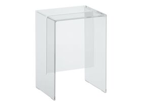 Kartell Stool 330 x 280 x 465mm Transparent Crystal