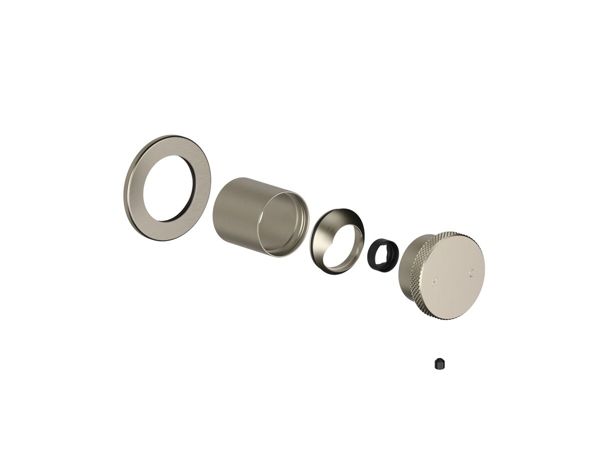 Hero - Faucet Strommen Vara Disc Shower Mixer Tap Trimset Brushed Nickel Lead Free