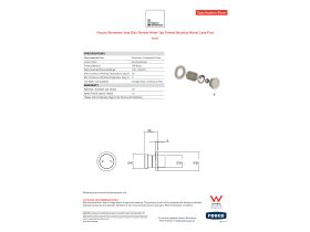 Specification Sheet - Faucet Strommen Vara Disc Shower Mixer Tap Trimset Brushed Nickel Lead Free