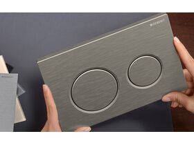 Geberit Omega01 Dual Flush Button - Actuator Plate Close Up