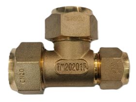 Hero - Brass Crox Tee Male 20 X 20 X 15mm