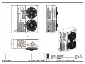 Tecumseh Compac Condensing Unit R404A PAC2522Z 3 Phase