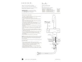 Installation Instructions - Sussex Scala Sink Mixer Tap Large Curved Spout Left Hand (4 Star)