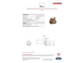 Specification Sheet - Faucet Strommen Vara Fin Shower Mixer Tap Kit Discovery Bronze Lead Free