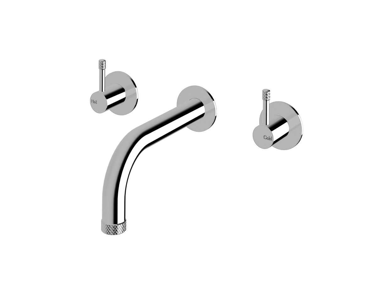 Hero - Sussex Scala Nova Wall Basin/Bath Set 150mm Chrome (5 Star) Lead Free