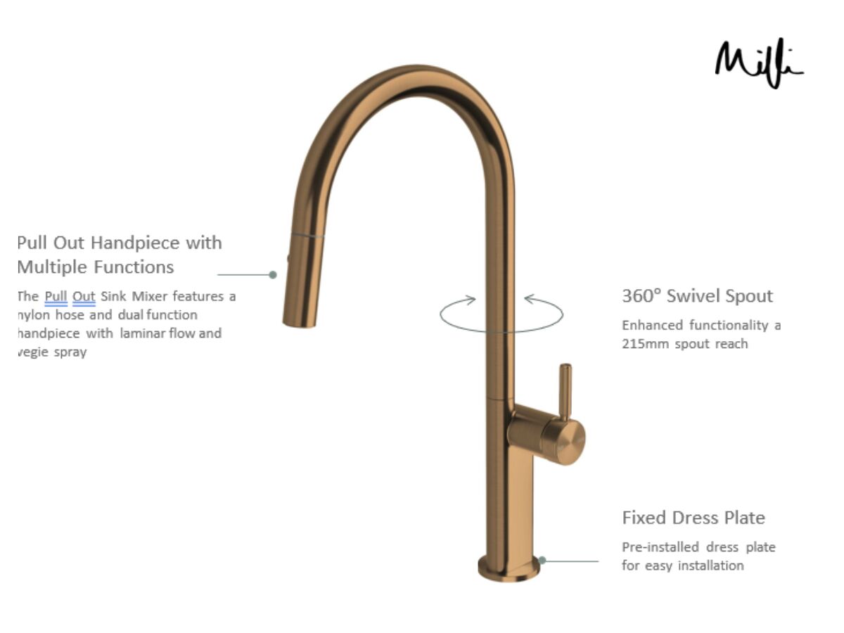 Milli Etch Sink Mixer