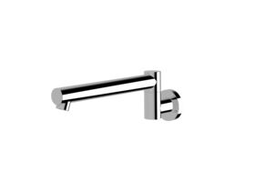 Sussex Scala Bath Outlet Swivel Straight 250mm Chrome