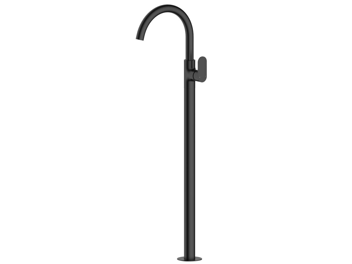 Mizu Soothe MK2 Floor Mounted Bath Mixer Matte Black