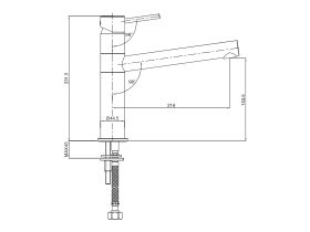Mizu Drift MK2 Sink Mixer (4 Star)