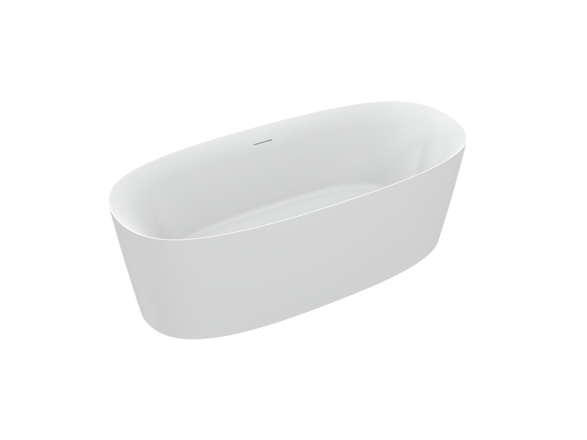 Hero - Kado Lux Freestanding Bath 1700mm x 750mm x 580mm Matte White
