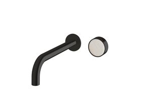 Supporting Image - Sussex Pure Elemental Progressive Bath Mixer System 250mm PVD Matte Black with Aurora Insert