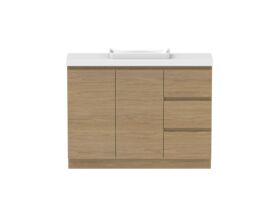 Hero - Posh Domaine 1200mm Ensuite Floor Mount Vanity Unit Single Bowl 50mm Top