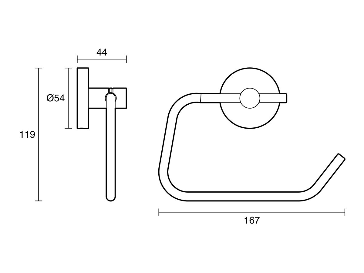 GROHE Essentials Accessories Toilet Roll Holder