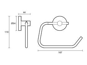 GROHE Essentials Accessories Toilet Roll Holder
