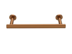 Supporting Image - Mizu Drift Single Towel Rail 300mm Brushed Bronze - Front