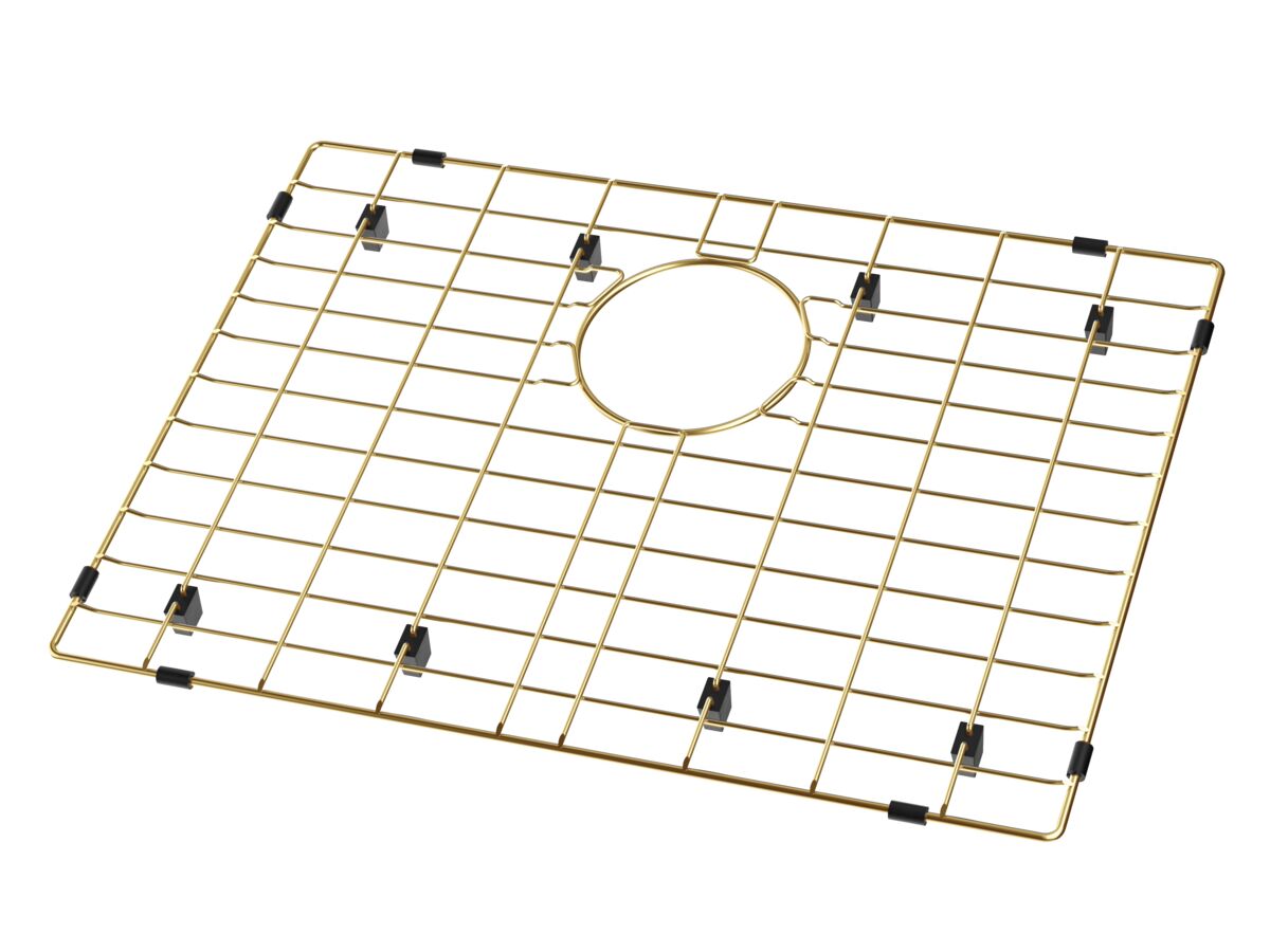Hero - Memo Zenna Protector Grid Extended Single Bowl Nanoplated Brass