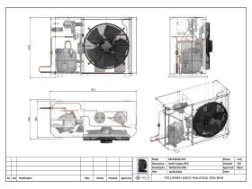Tecumseh Compac Condensing Unit R404A PACS4519Z 1 Phase