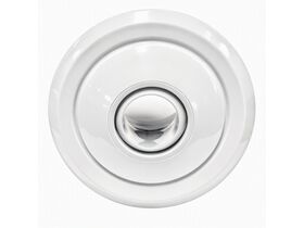 Hero - Spa Electrics Push In Eyeball Return White 50mm Class 9