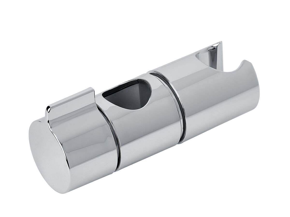 Base Twin Shower Rail Slider Chrome