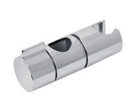 Base Twin Shower Rail Slider Chrome