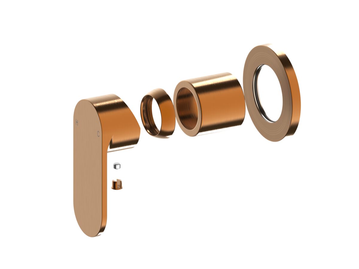 Hero - Mizu Soothe MK2 Shower Mixer Trimset Brushed Bronze Lead Free