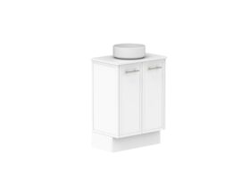 Supporting Image - Kado Lux Ensuite All Door 600mm Floor Mount Centre Basin 20mm Top Shaker