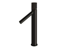 Sussex Pure Extended Basin Mixer Tap with Linear Textured Handle PVD Matte Black (6 Star)